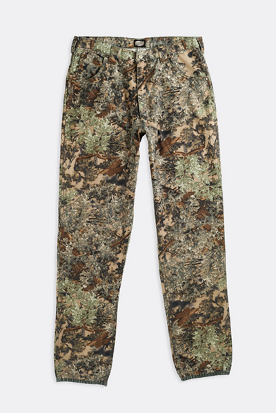 Pantalon Cargo Vintage Taille Haute - Camouflage Orange - Taille M Unisexe - Neuf Sans étiquette (Deadstock)