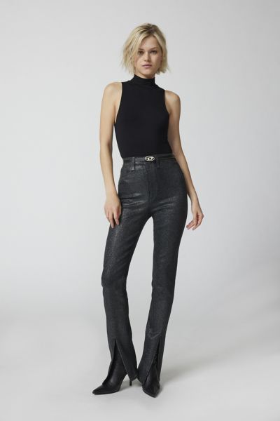Pistola Colleen High-waisted Slim Flare Jean In Black, Women's At Urban Outfitters In Black
