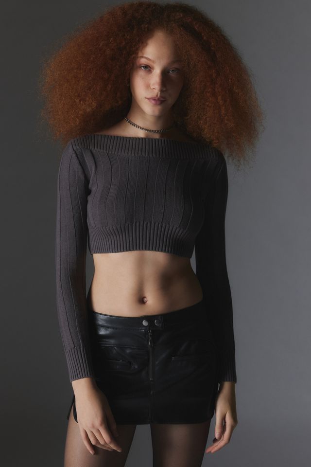 Silence + Noise Ezra Cropped Pullover Sweater