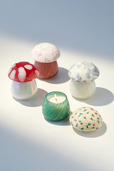 Mini Mushroom 4.5 oz Glass Candle