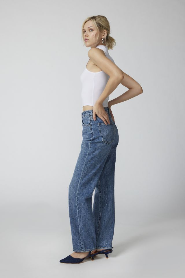 Pistola Cassie High-Waisted Straight Jean - Illuminating Indigo #3