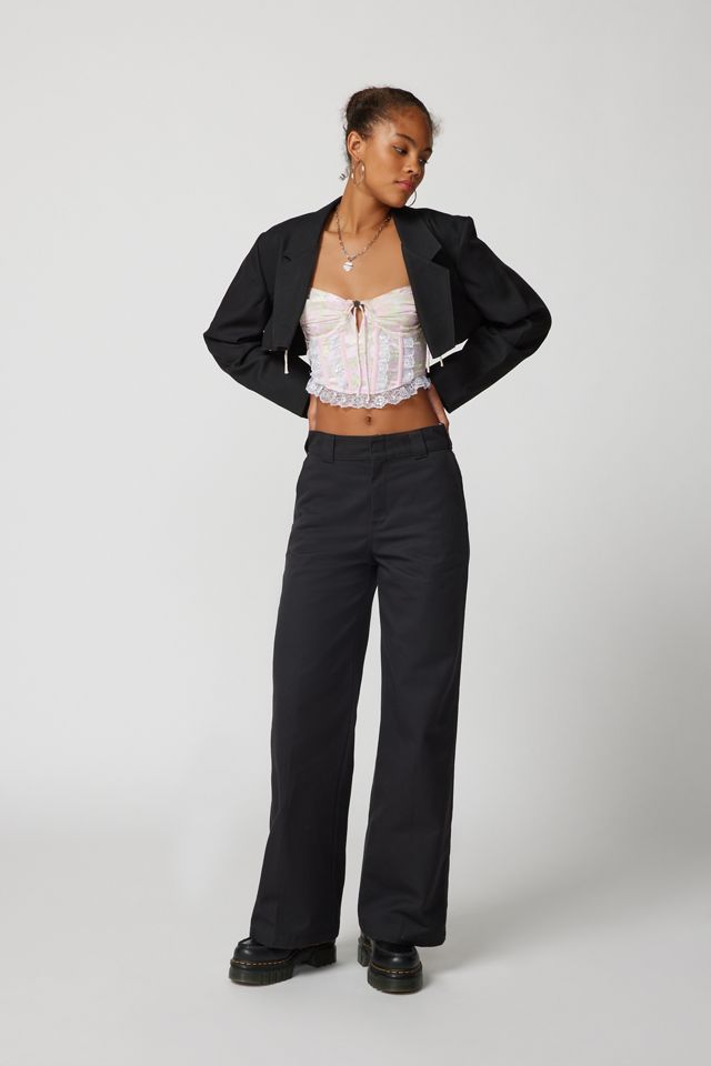 For Love & Lemons Winifred Lace Floral Bustier Top #1