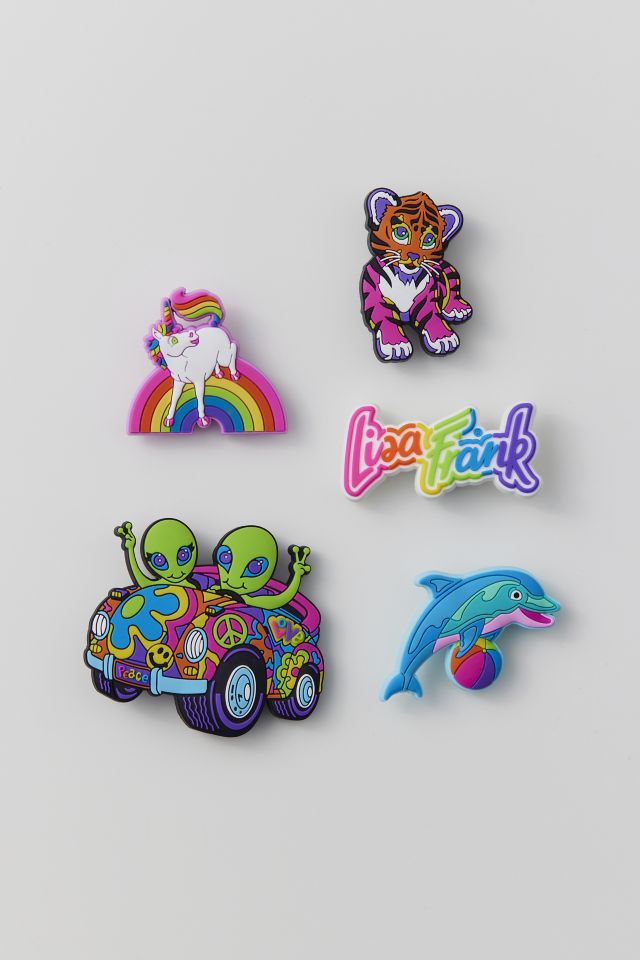 Crocs Jibbitz Lisa Frank Shoe Charm Set | Urban Outfitters