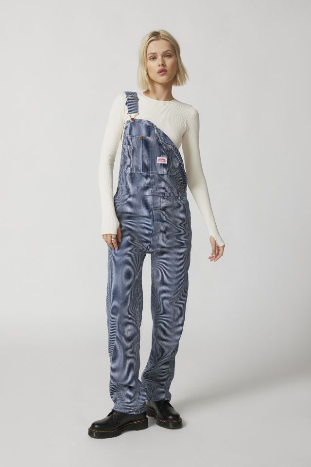 Urban Renewal Vintage Railroad Stripe Overall | Urban Outfitters