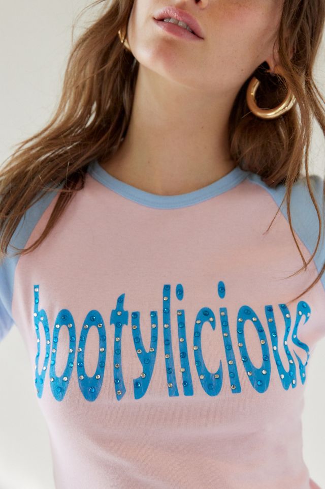 Urban Renewal Vintage Bootylicious Graphic Baseball Tee #2