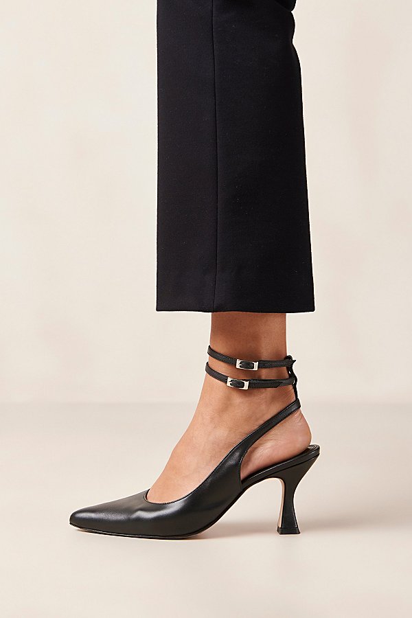 Shop Alohas Louise Leather Heel In Black, Women's At Urban Outfitters
