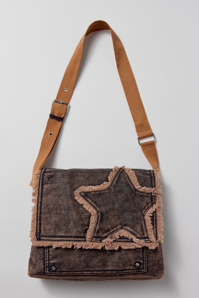 BDG Star Canvas Messenger Bag #1