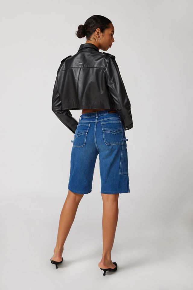 Urban Renewal Remade Clean Finish Carpenter Denim Jort #4