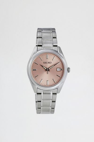 Seiko Quartz Pink Dial Analog Watch