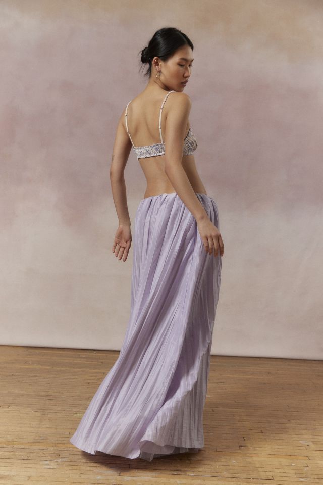 For Love & Lemons Kamala Maxi Skirt #1