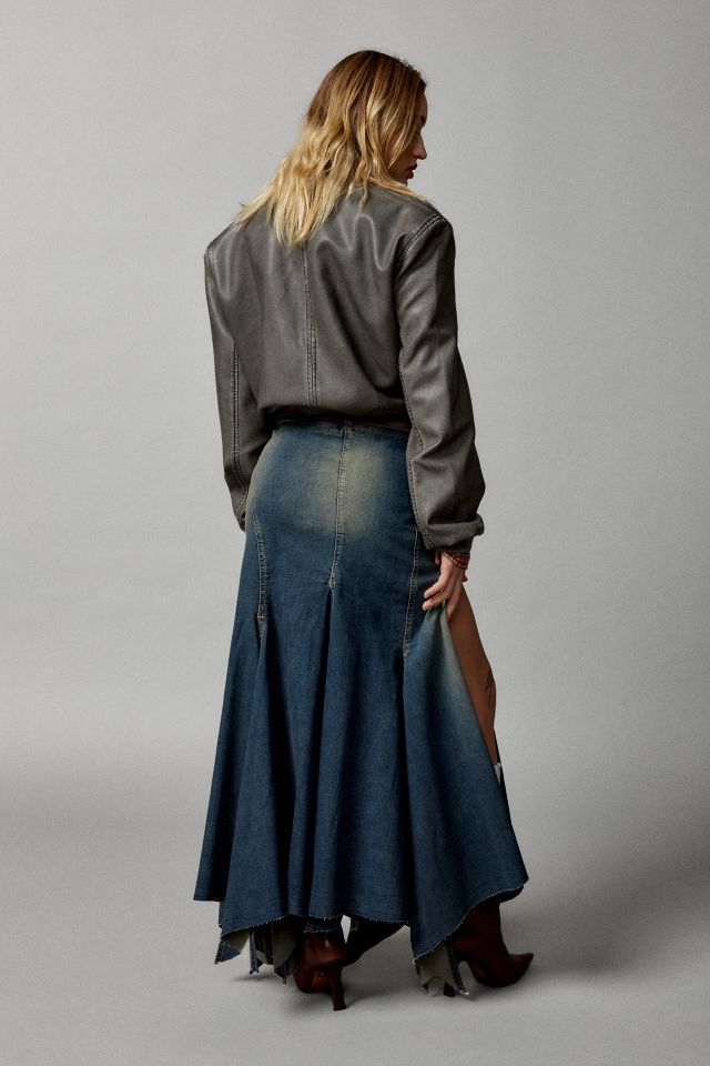 BDG Caroline Spliced Denim Maxi Skirt #2