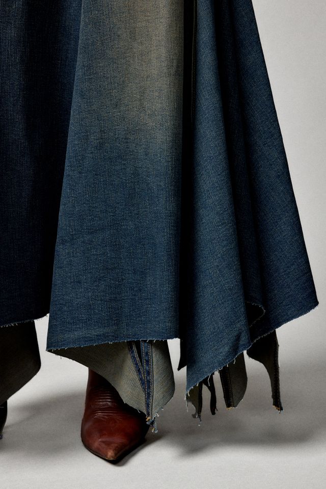 BDG Caroline Spliced Denim Maxi Skirt #4