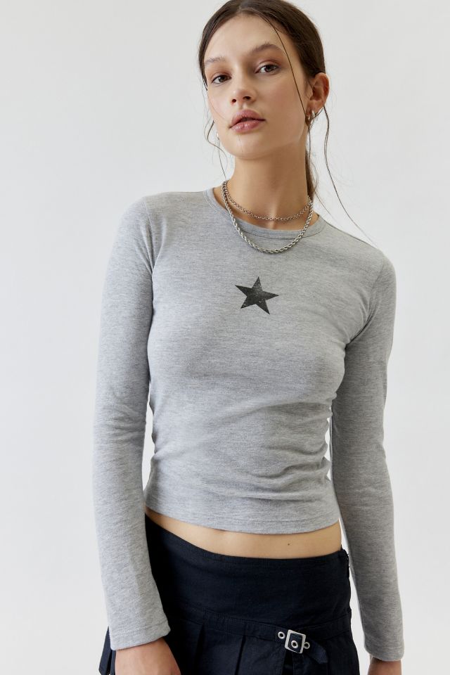 Star Long Sleeve Tee  Urban Outfitters Canada