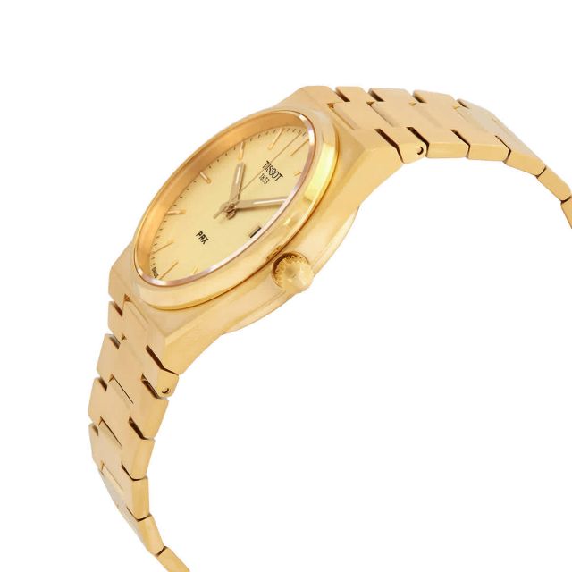 Tissot PRX Quartz Analog Champagne Dial Watch #1