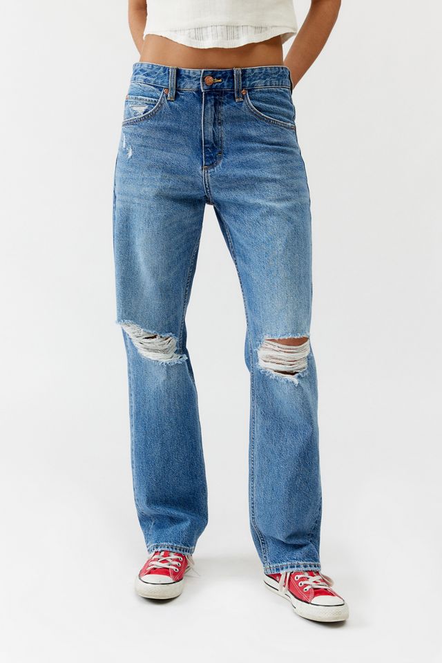 lee rider jeans mid rise straight leg