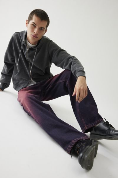 Bdg Tinted Baggy Skate Fit Jean In Purple, Men's At Urban Outfitters