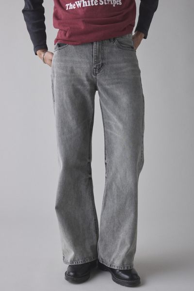 Bdg Slacker Relaxed Flare Jean In Coal, Men's At Urban Outfitters