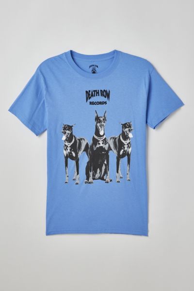 Urban Outfitters Death Row Records Classic Doberman Tee In Sky