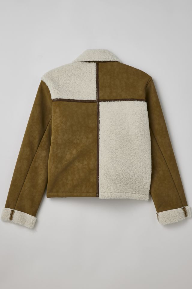 Cotton Faux Shearling Jacket, Salesforce Commerce Cloud