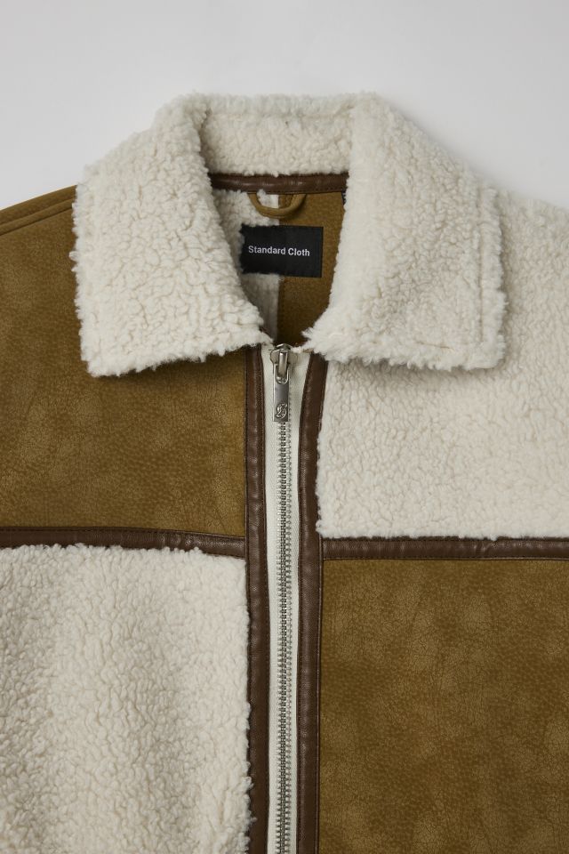 Cotton Faux Shearling Jacket, Salesforce Commerce Cloud