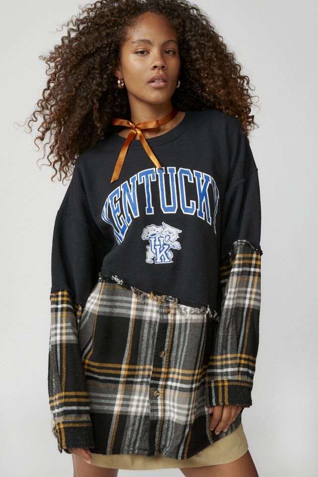 Flannel best sale with sweatshirt