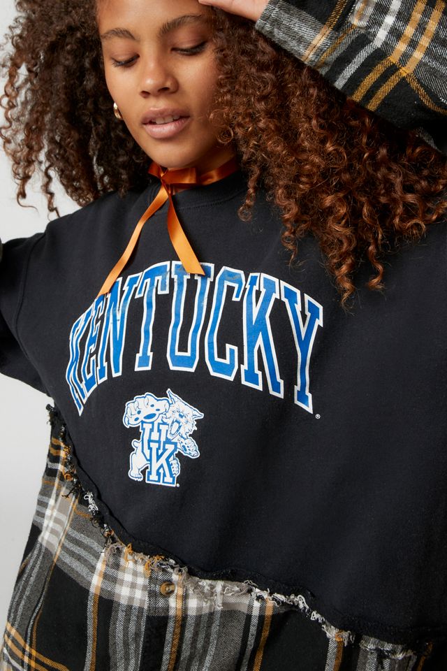 Urban Renewal Remade Spliced Heavy Flannel Sweatshirt | Urban