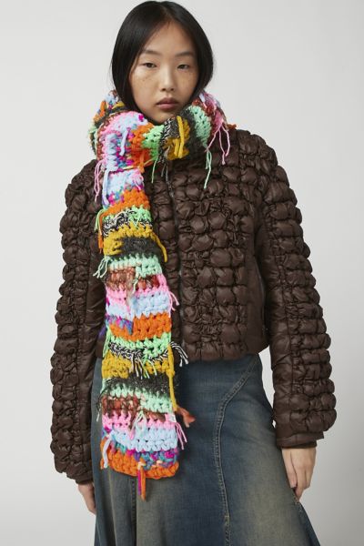 Mixed Knit Scarf | Urban Outfitters