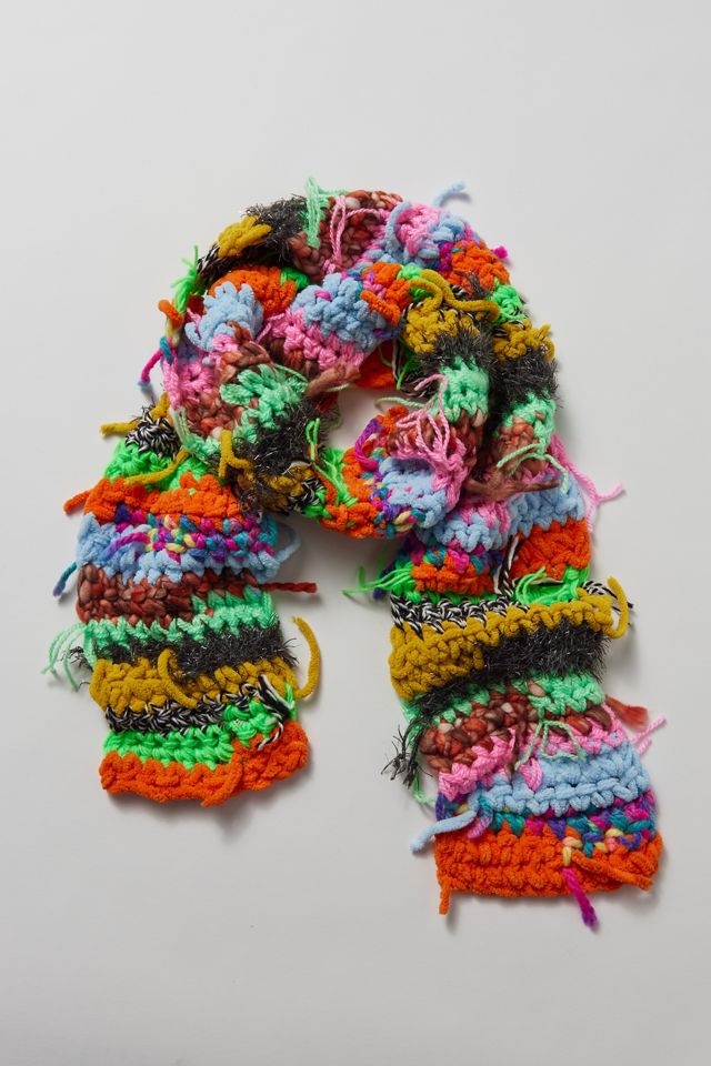 Mixed Knit Scarf #1