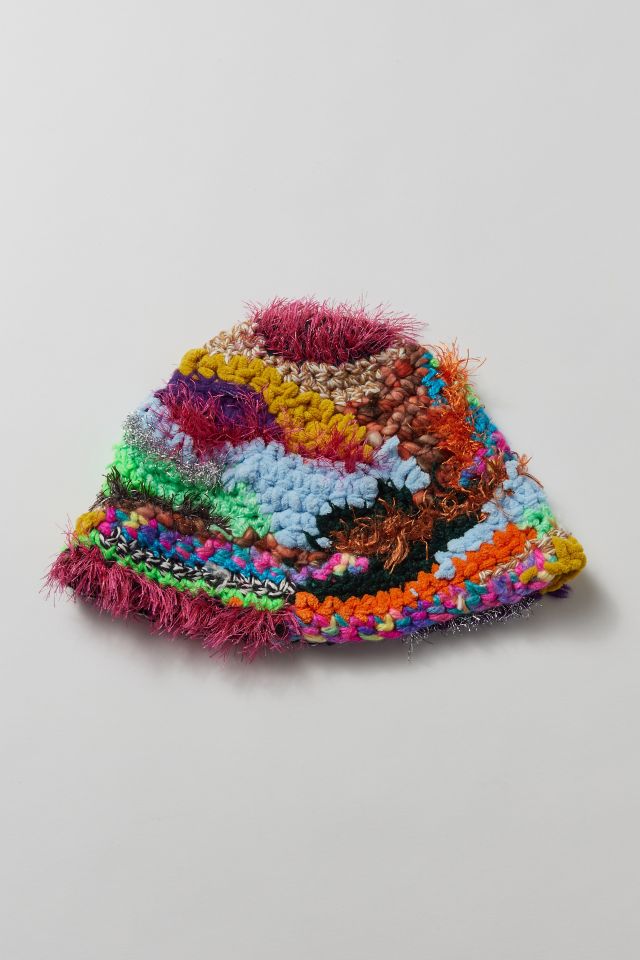 Mixed Yarn Bucket Hat #1