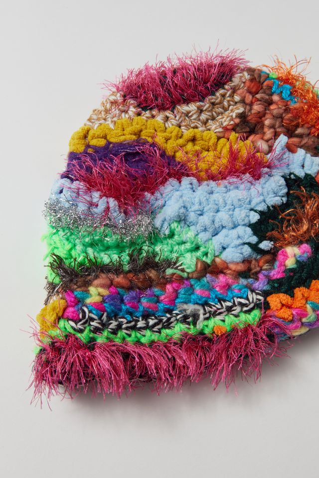 Mixed Yarn Bucket Hat #2