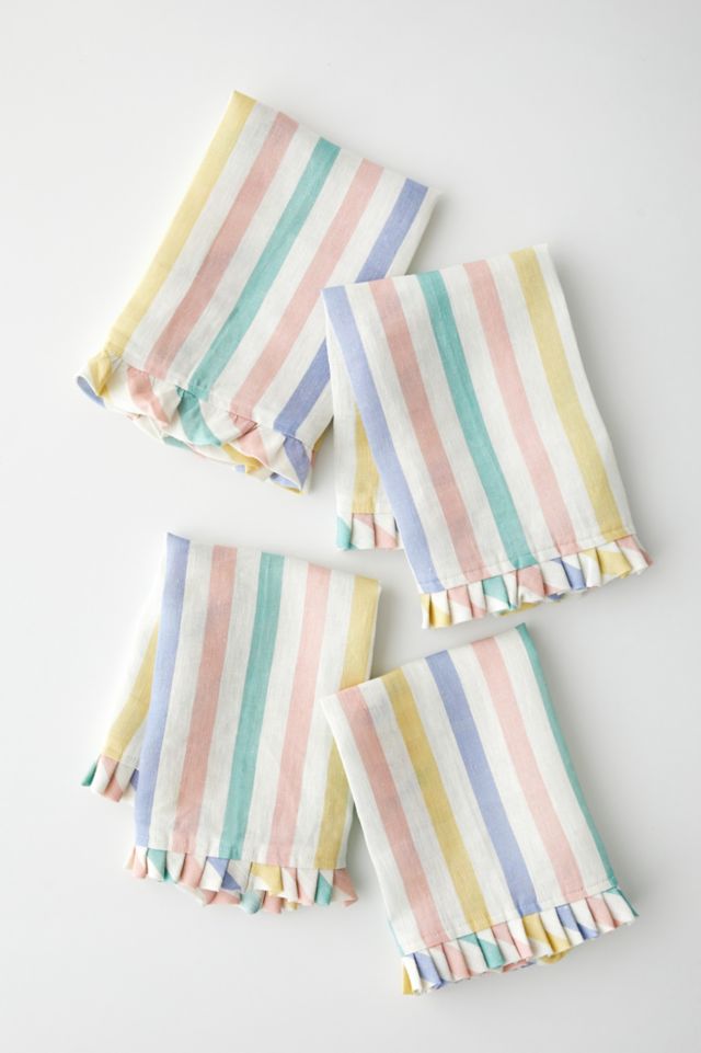 Meri Meri Pastel Fabric Napkins (X 4)