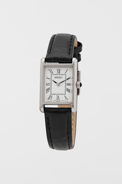 Seiko Quartz Square Face Metal Band Watch | Urban Outfitters