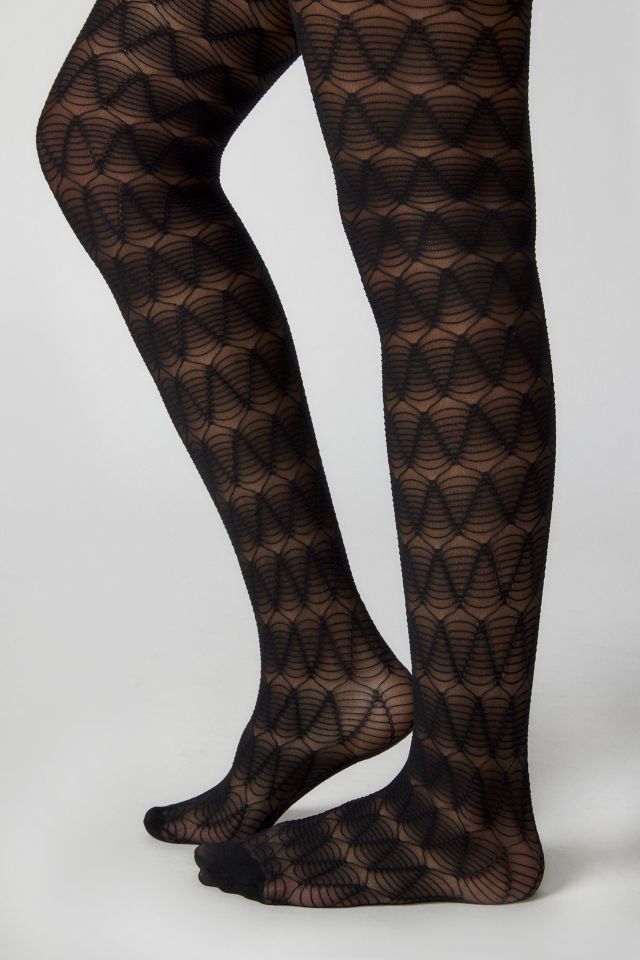 Double Diamond Motif Fishnet Tights - Calzedonia