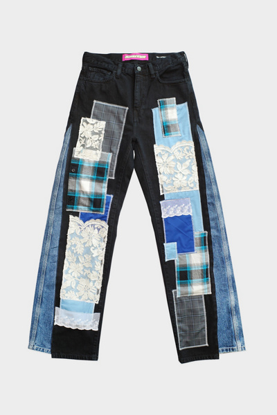 ‘BLUE DREAM’ Patchwork Pants