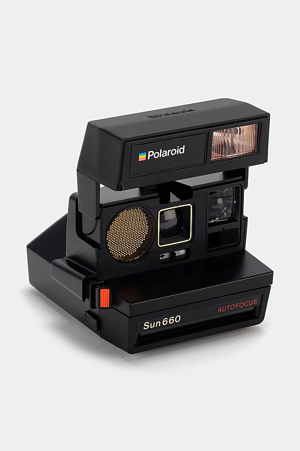 Polaroid Sun 660 Autofocus 600 Instant Camera Refurbished By Retrospekt In Black