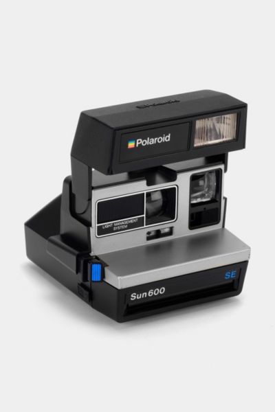 Retrospekt® Refurbished Vintage Polaroid 600 Sun600 LMS Instant Film Camera  in Silver and Black