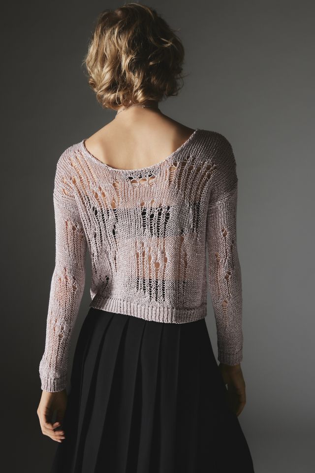 Chandail Ouvert en Tricot Scintillant Nora Silence + Noise #3