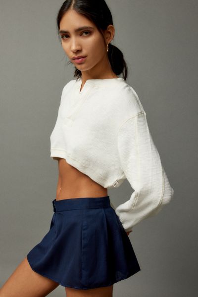 Urban Outfitters BDG Danny Cropped Henley Top