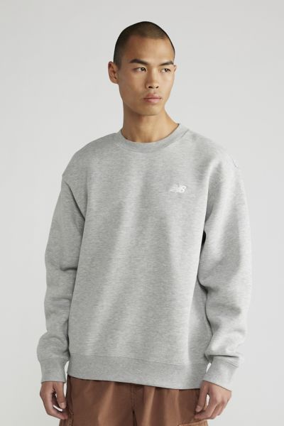 New Balance Small Logo Brushed Fleece Crew Neck Sweatshirt