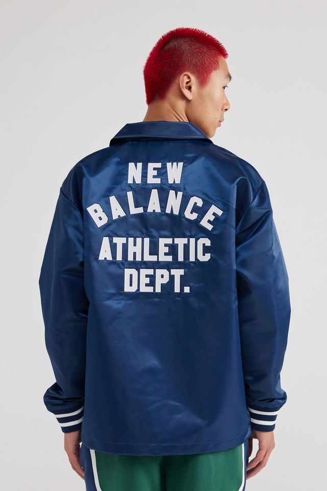 New Balance Sportswear Satin Coach Jacket | Urban Outfitters New Balance Sportswear Satin Coach Jacket | Urban Outfitters