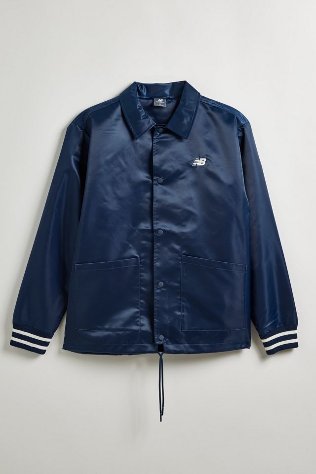 New Balance Sportswear Satin Coach Jacket | Urban Outfitters New Balance Sportswear Satin Coach Jacket | Urban Outfitters