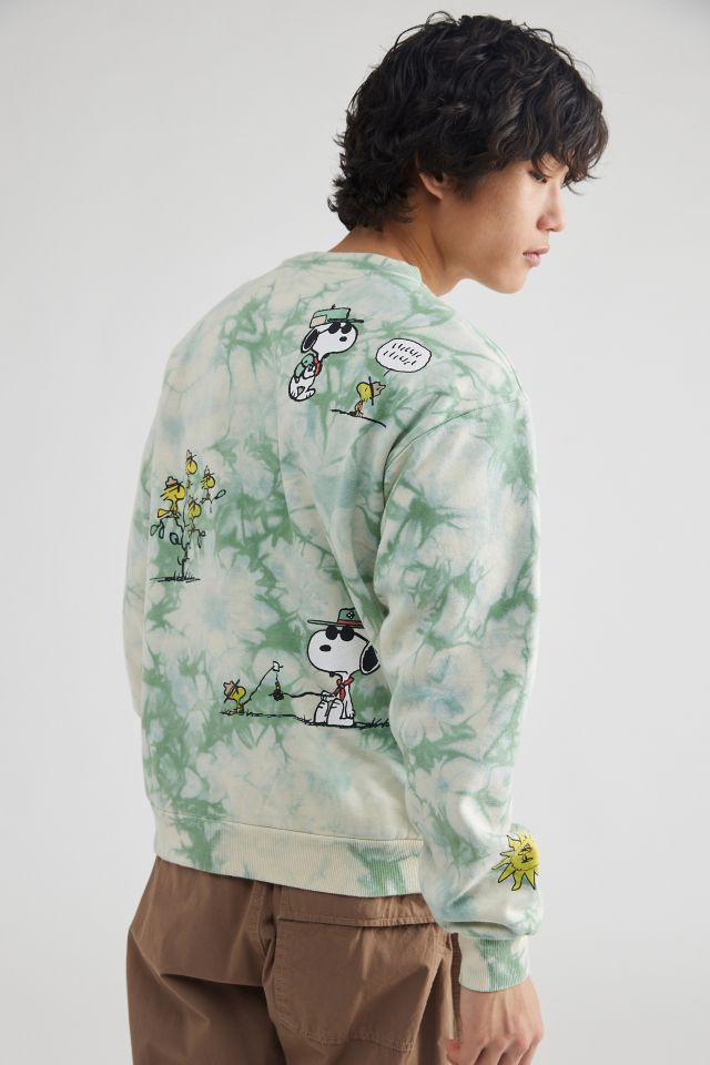 Parks Project UO Exclusive Peanuts Tie-Dye Crew Neck Sweatshirt #2