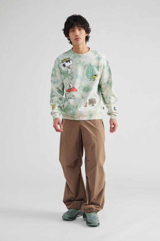 Parks Project UO Exclusive Peanuts Tie-Dye Crew Neck Sweatshirt #3