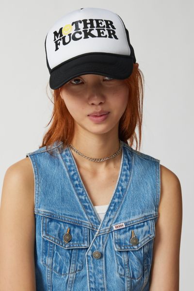 Shop Mother 10-4 Trucker Hat In Black/white, Women's At Urban Outfitters