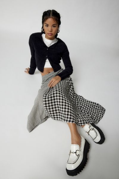 UO Celeste Spliced Midi Skirt | Urban Outfitters