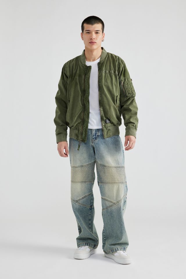 【セール】Alpha Industries(ウィーメンズ)L-2B RIP AND REPAIR Alpha Industries L-2B Rip And Repair Cotton Bomber Jacket