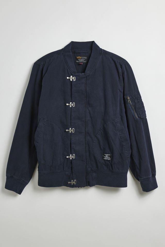 Alpha Industries US Navy Deck Hooked Bomber Jacket #1