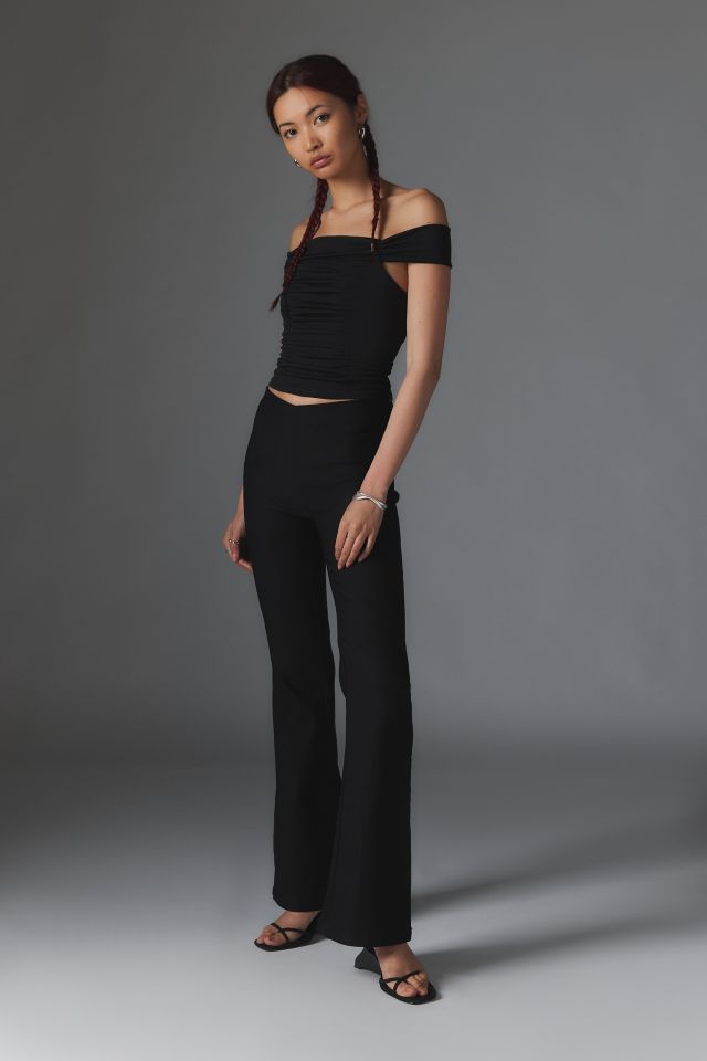 Silence + Noise Charlotte Ruched Off-The-Shoulder Top #1