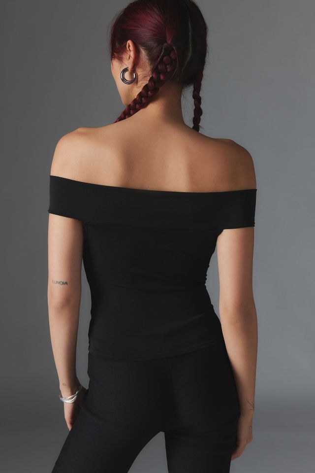 Silence + Noise Charlotte Ruched Off-The-Shoulder Top #2