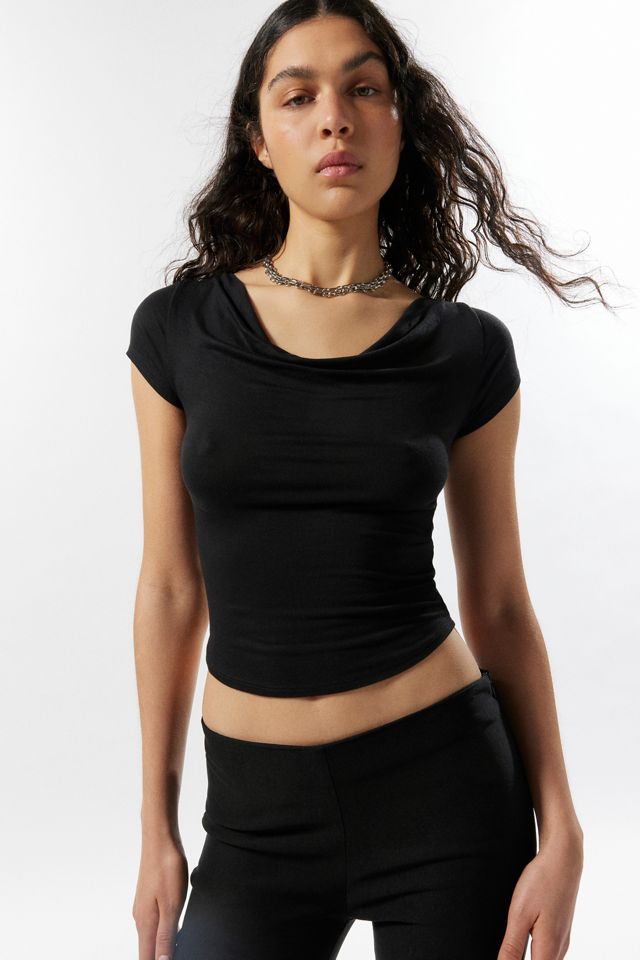 Silence + Noise Lara Cowl Neck Top | Urban Outfitters Canada